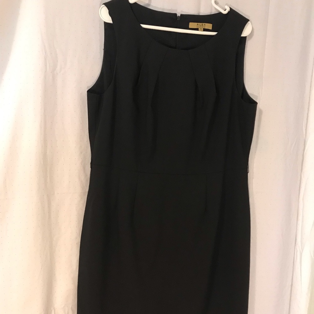 Black sheath dress